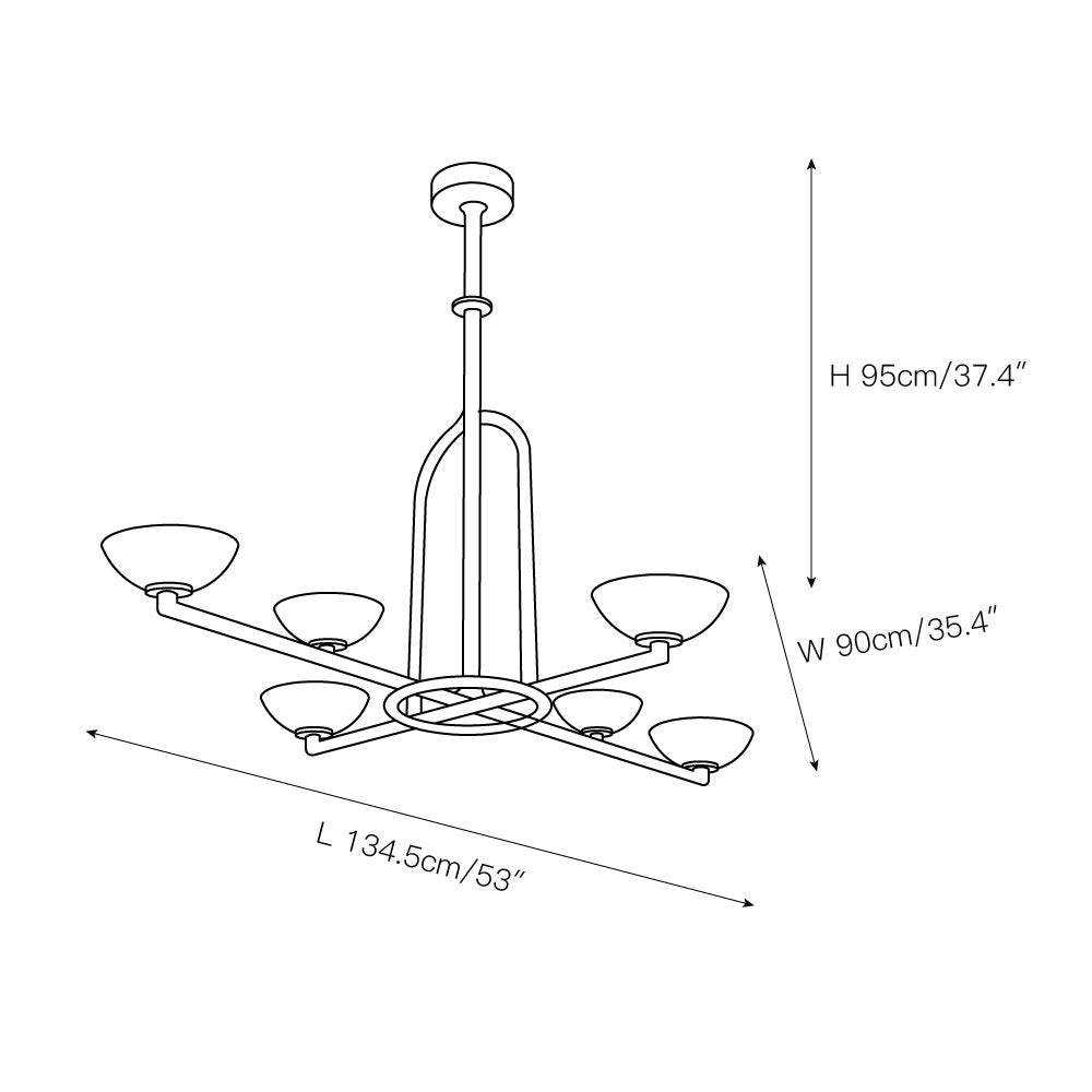Orion Chandelier - view 3