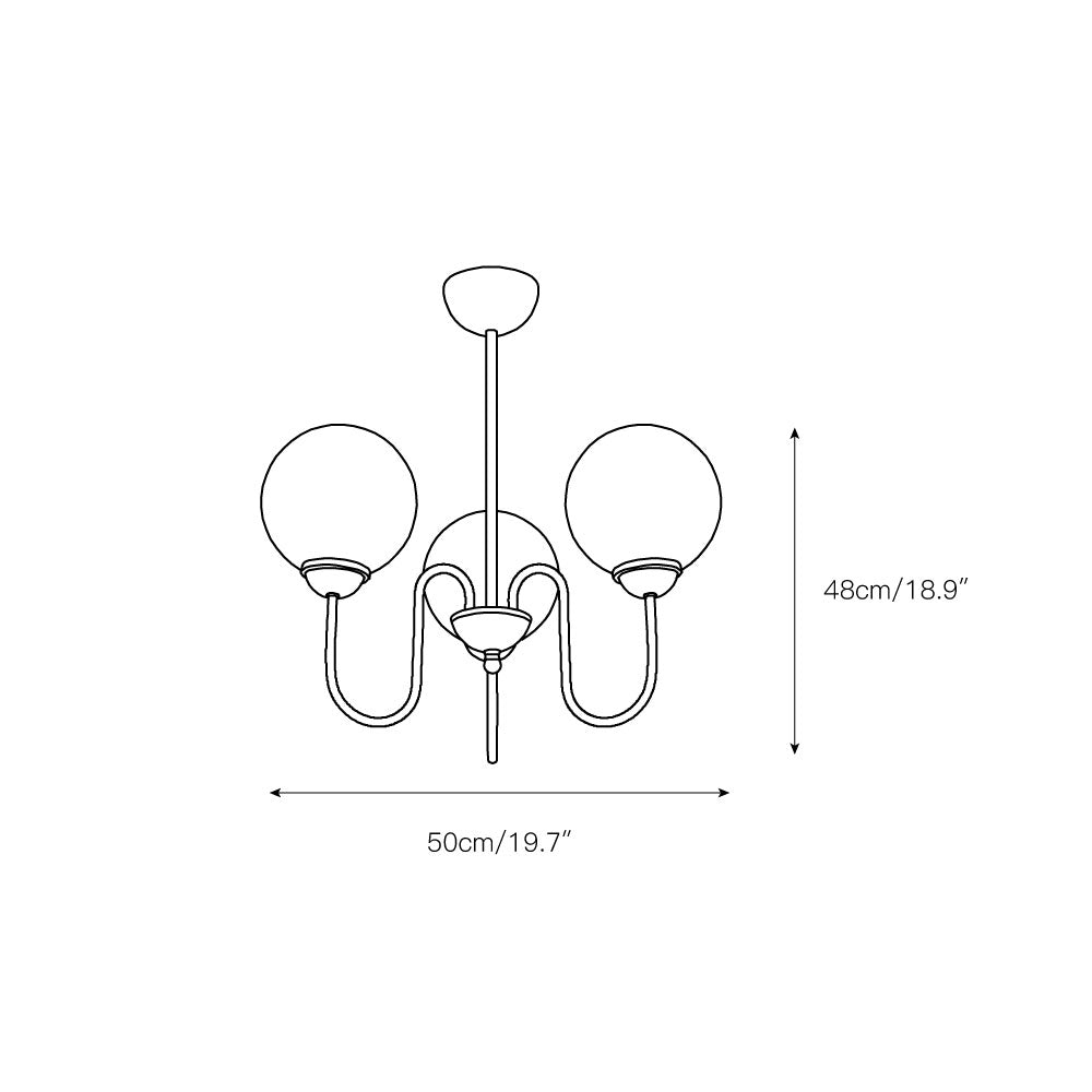 Orivulnum Chandelier - view 3