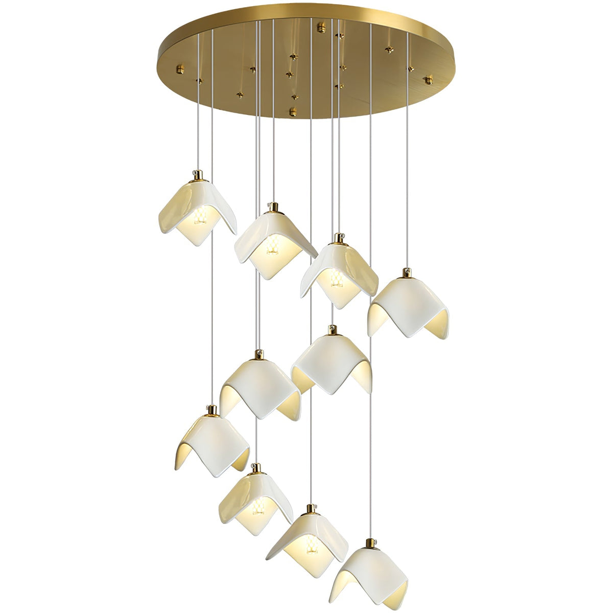 Orlani Cascade Stairs Chandelier