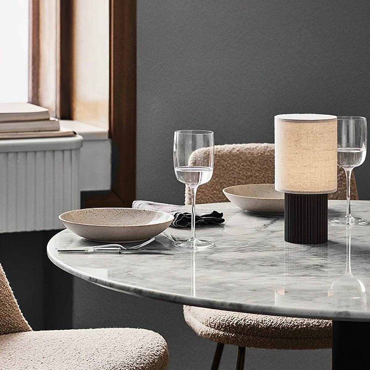 Orlo Ribbed Table Lamp