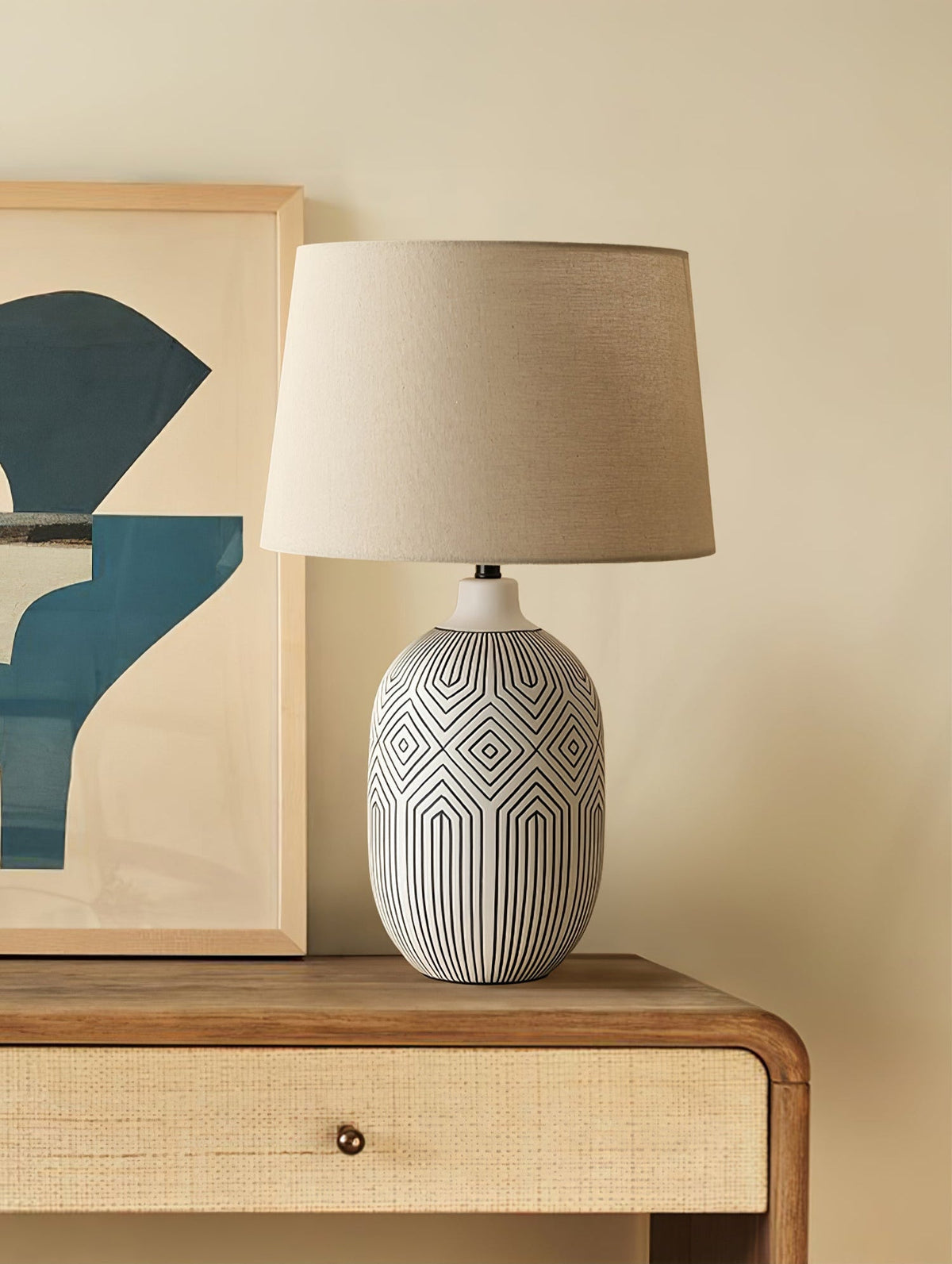 Oryza Geometric Table Lamp - view 3