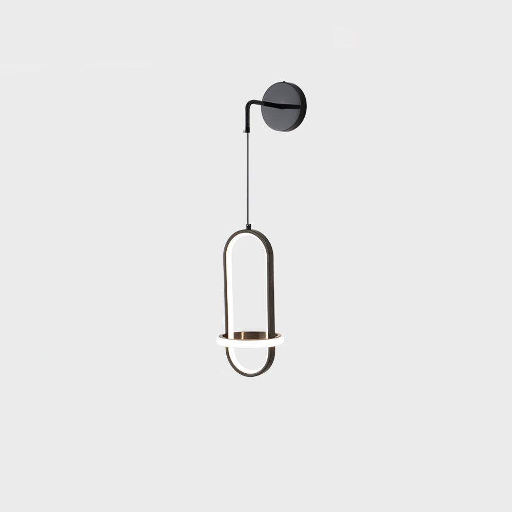 Oval Brass Wall Light