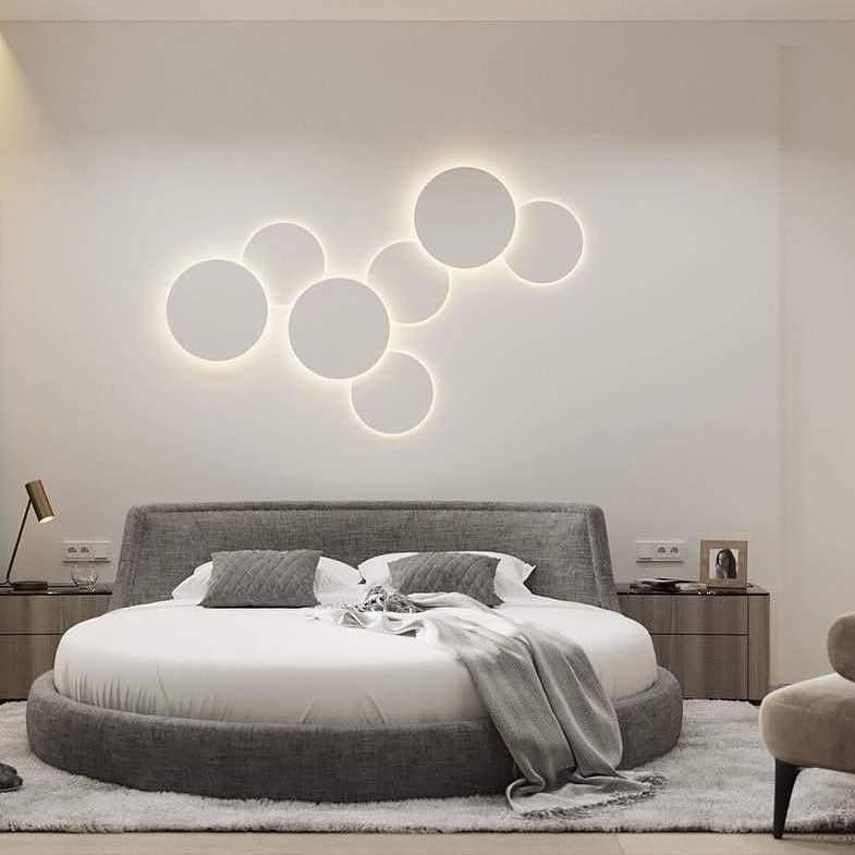 Geometric Disc Wall Lamp - view 3