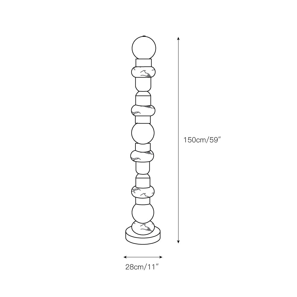 Pagoda Floor Lamp - view 4
