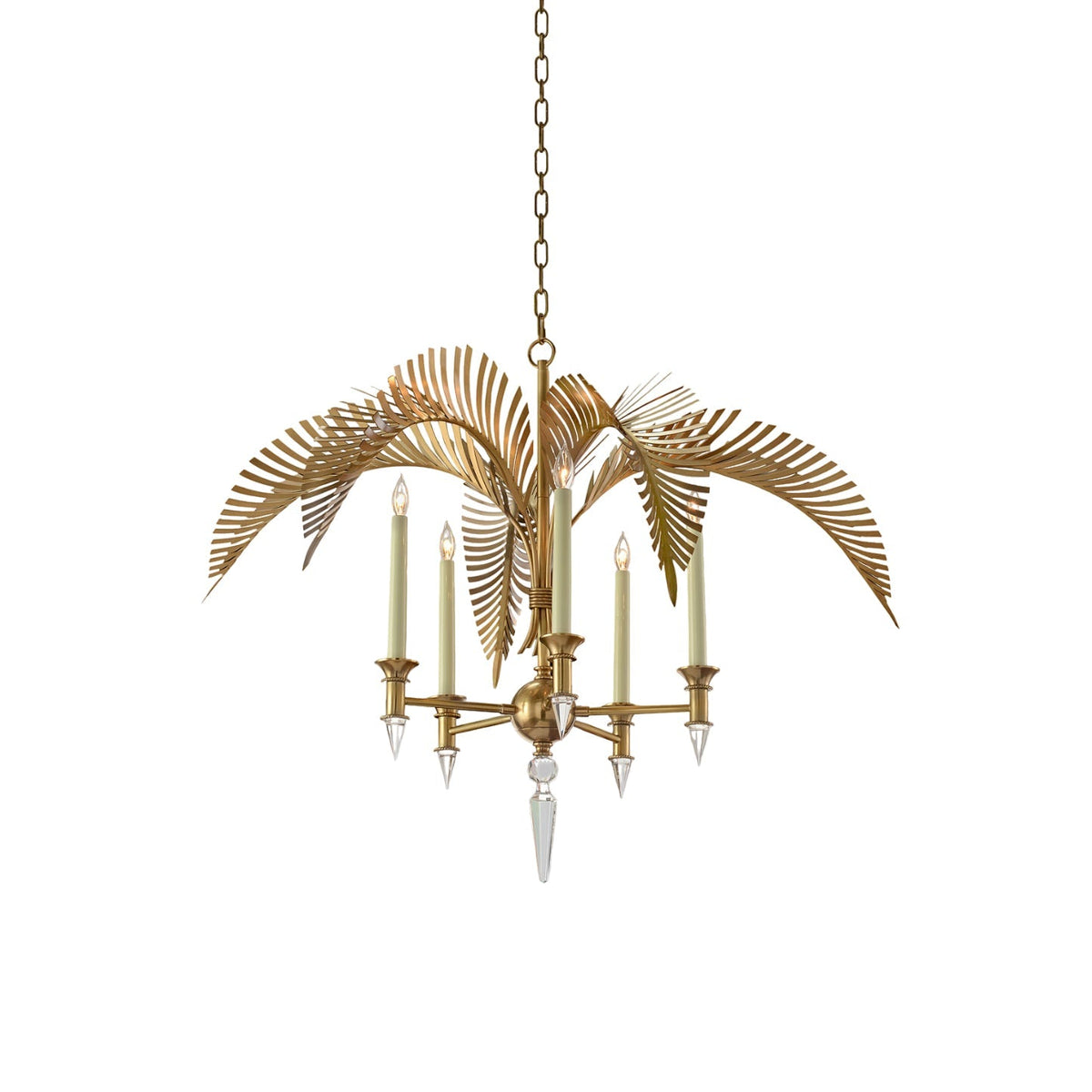 Palm Frond Chandelier