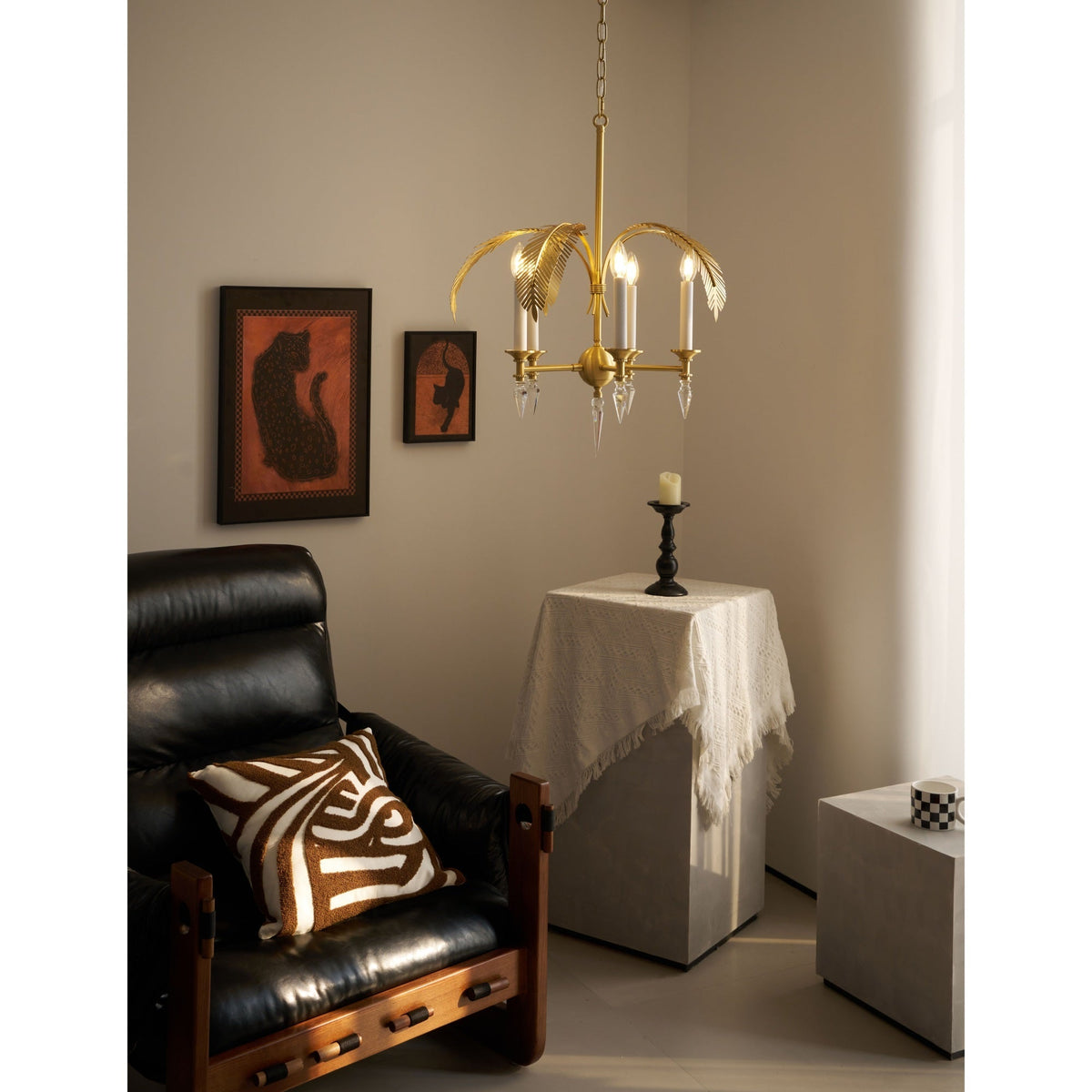 Palm Frond Chandelier - view 11