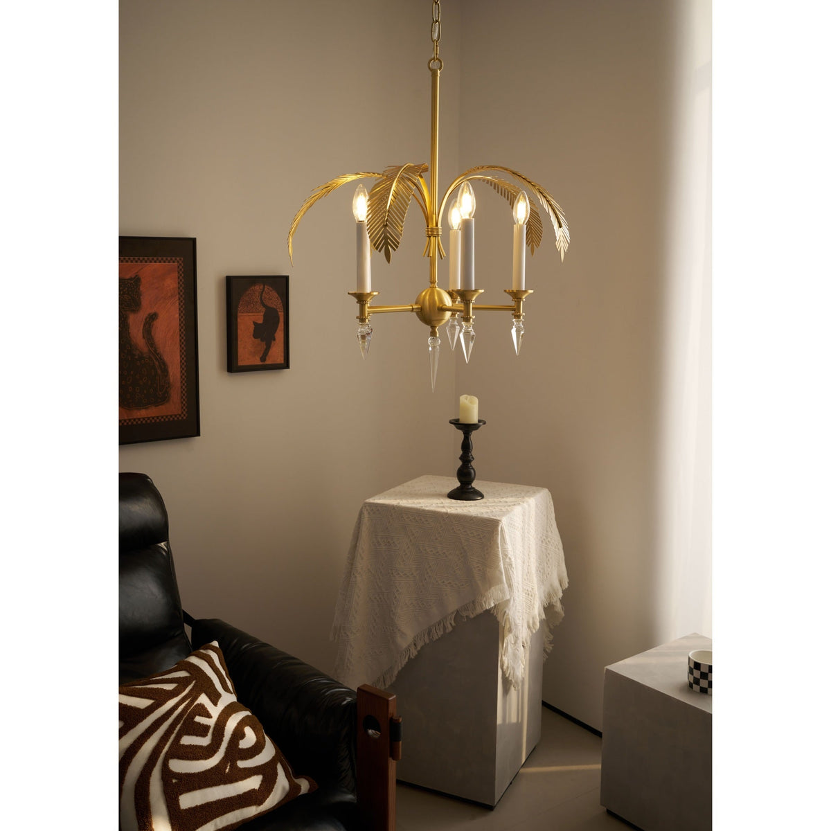 Palm Frond Chandelier - view 9