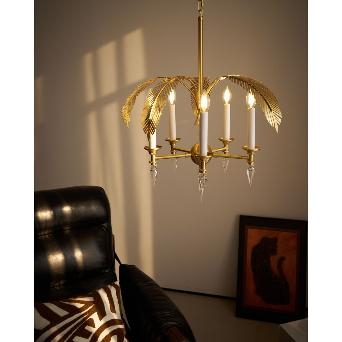 Palm Frond Chandelier - view 10