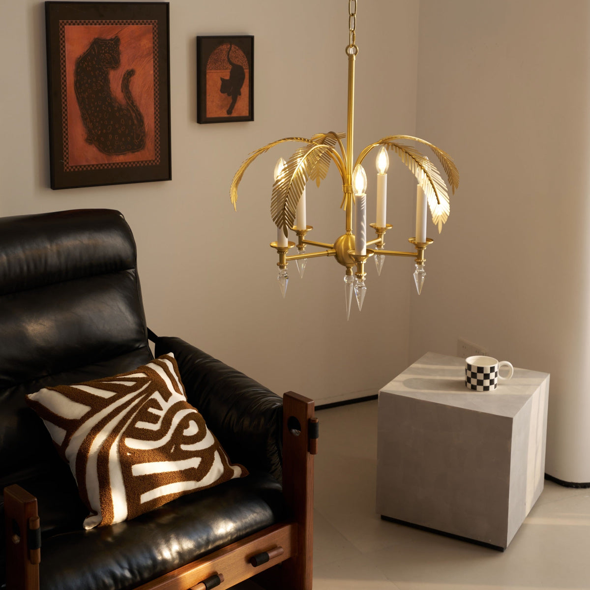 Palm Frond Chandelier - view 7
