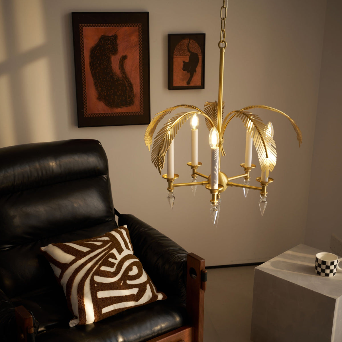 Palm Frond Chandelier - view 8