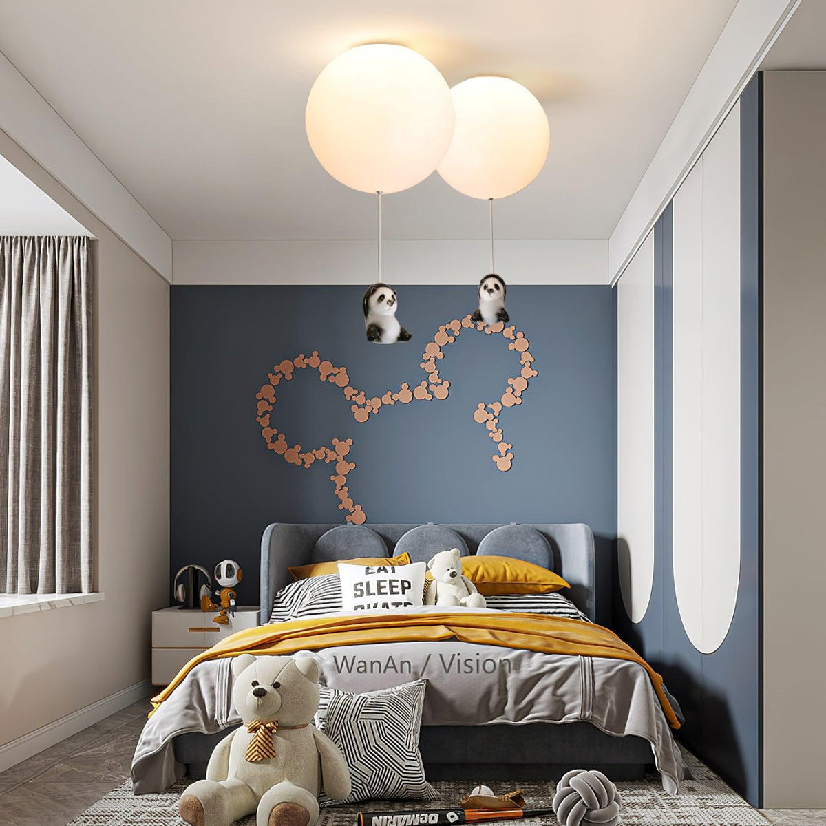 Panda Ceiling Lamp - view 7