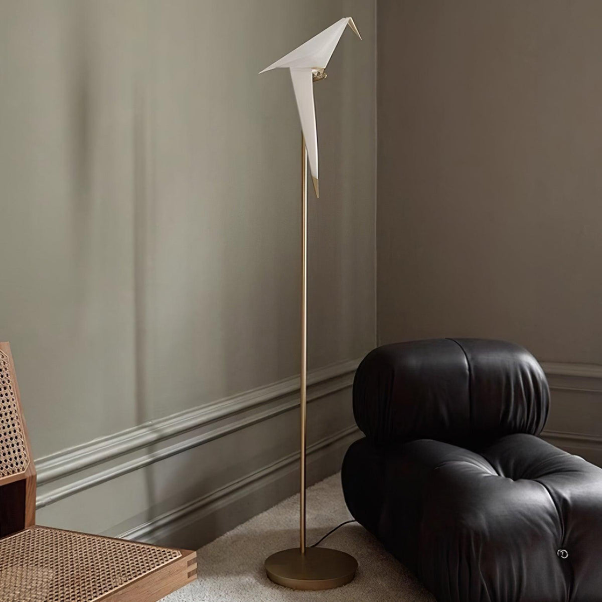 Paper Crane Bird Floor Lamp - view 25