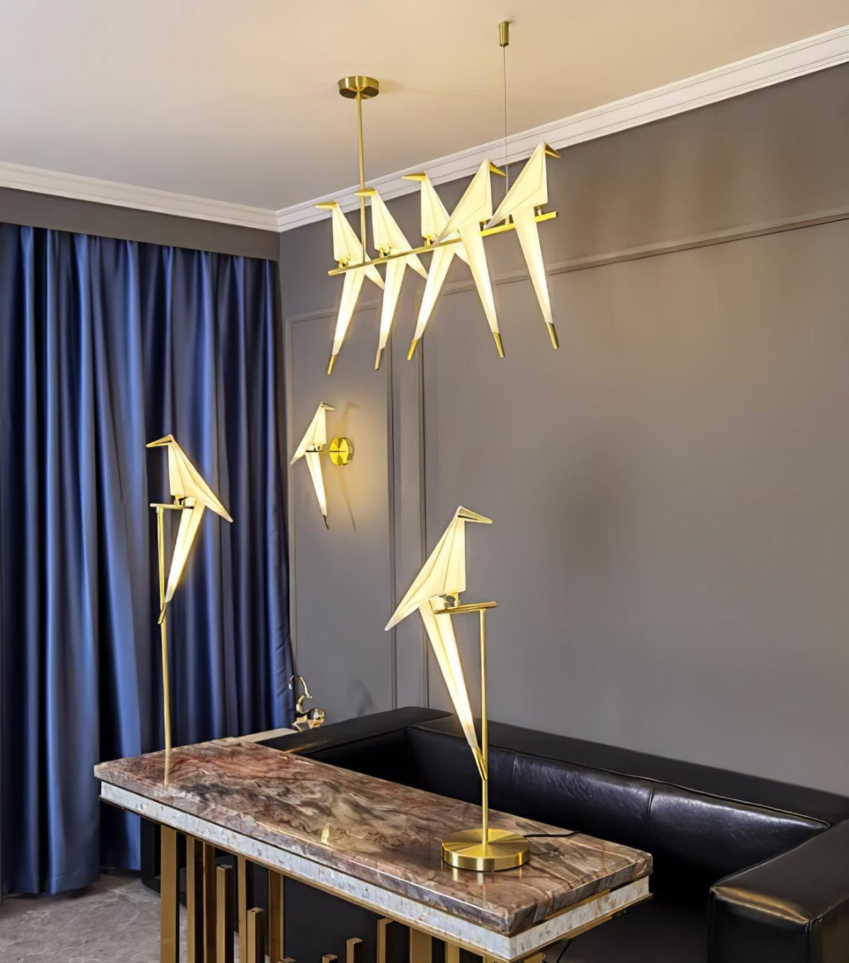 Paper Crane Bird Floor Lamp - view 34
