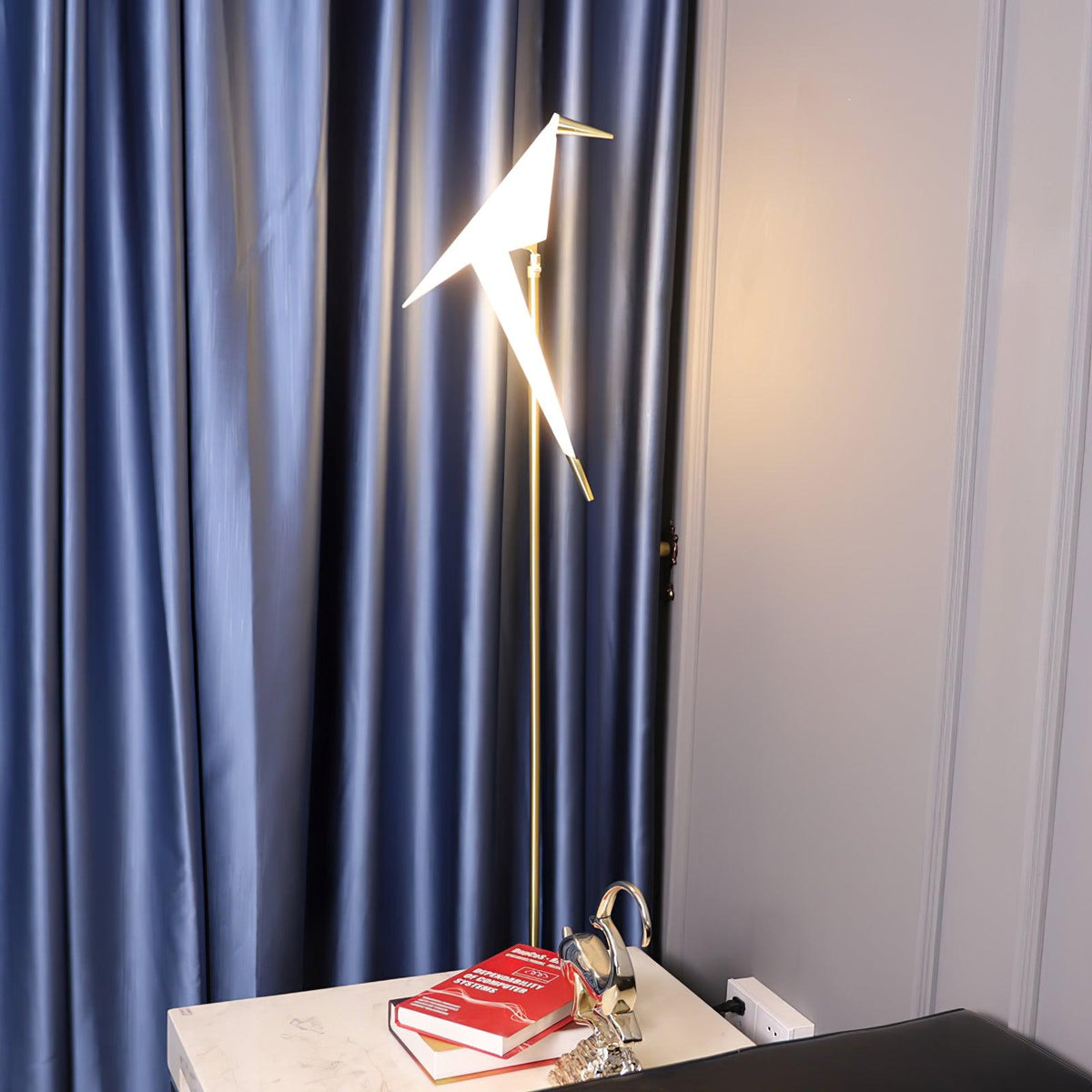 Paper Crane Bird Floor Lamp - view 15