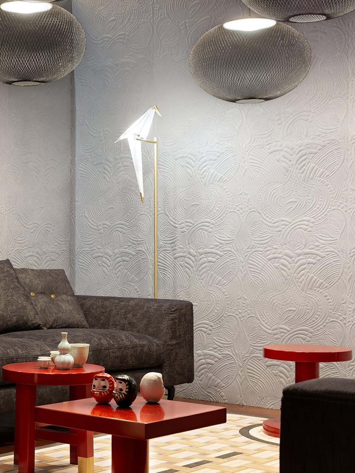 Paper Crane Bird Floor Lamp - view 30
