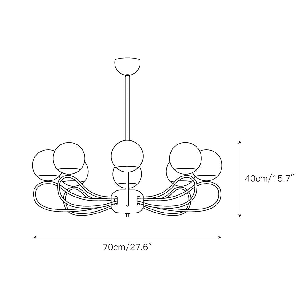 Papillon Chandelier - view 3
