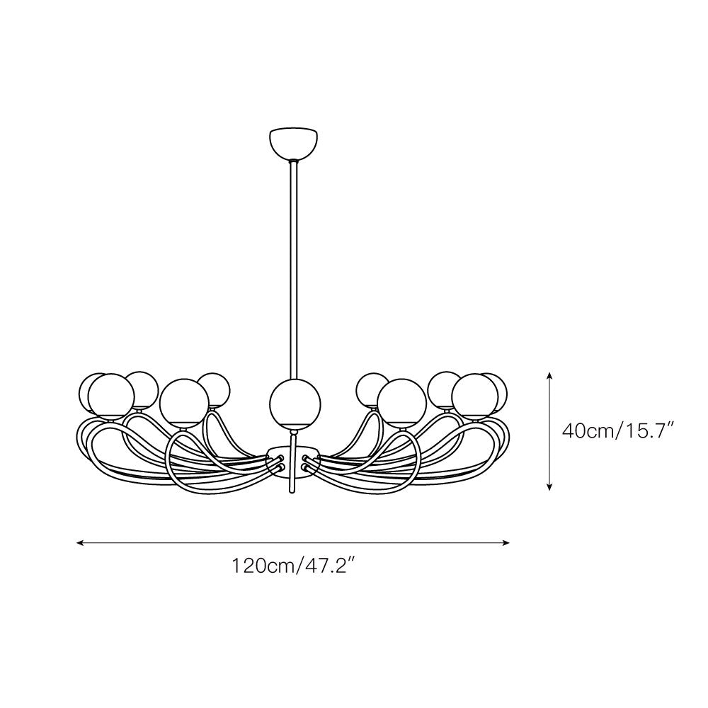 Papillon Chandelier - view 4