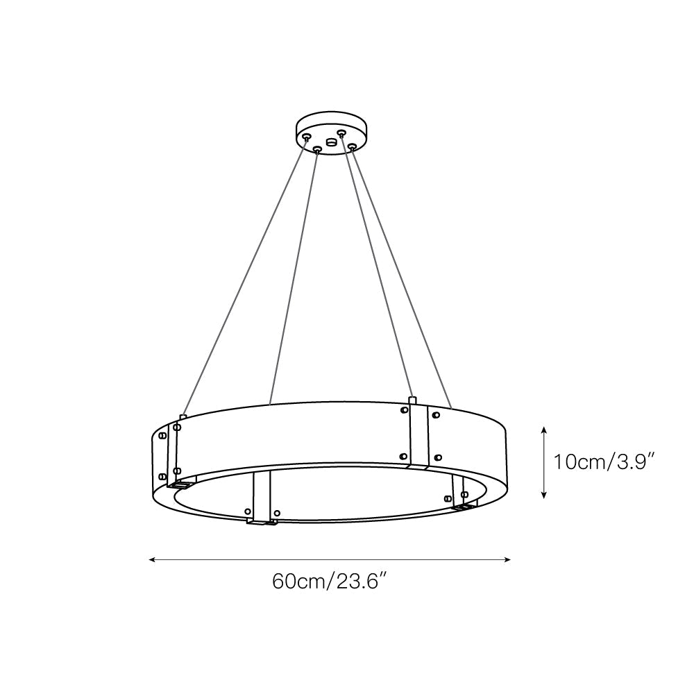 Parallel Ring Chandelier - view 4