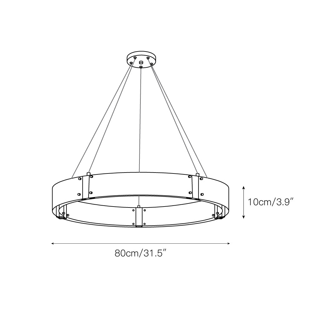 Parallel Ring Chandelier - view 5