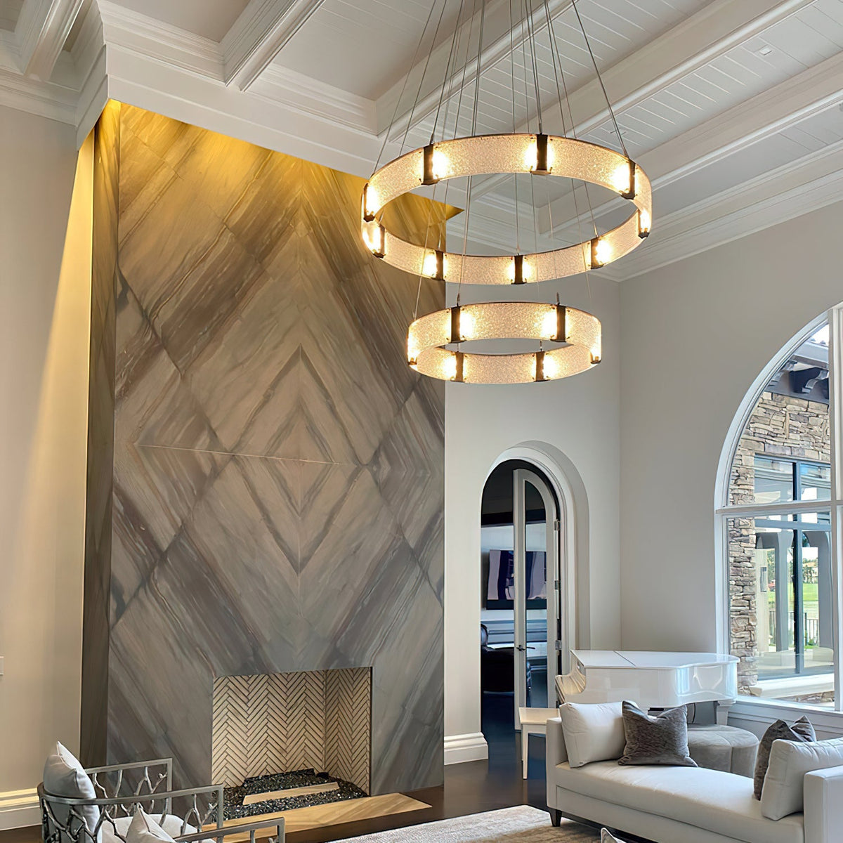 Parallel Ring Chandelier - view 11