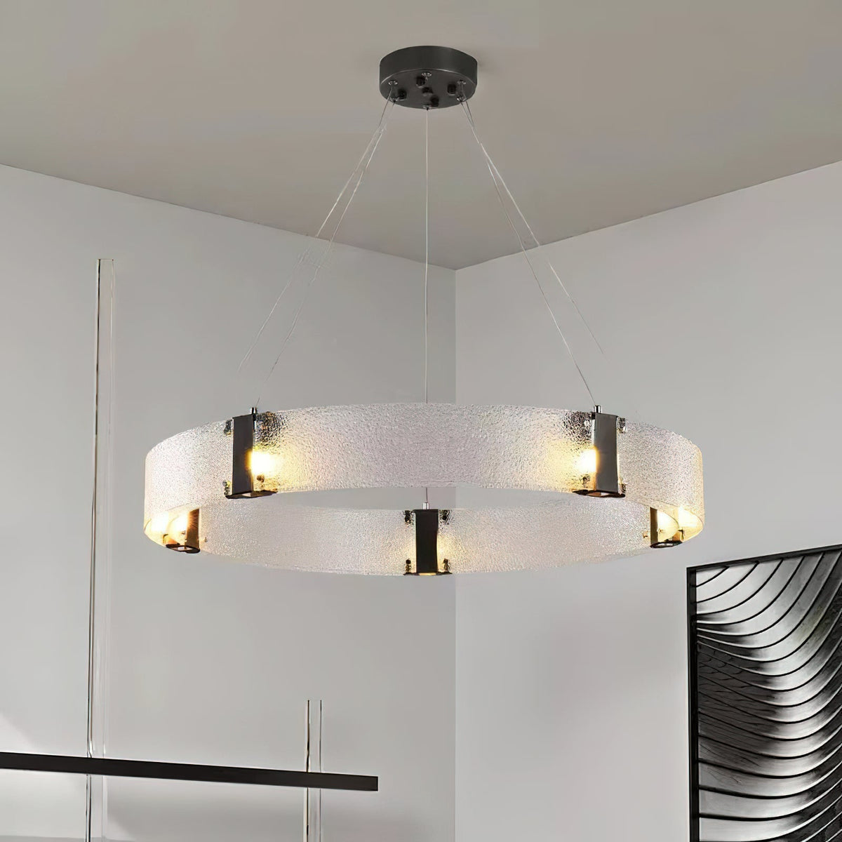 Parallel Ring Chandelier - view 12