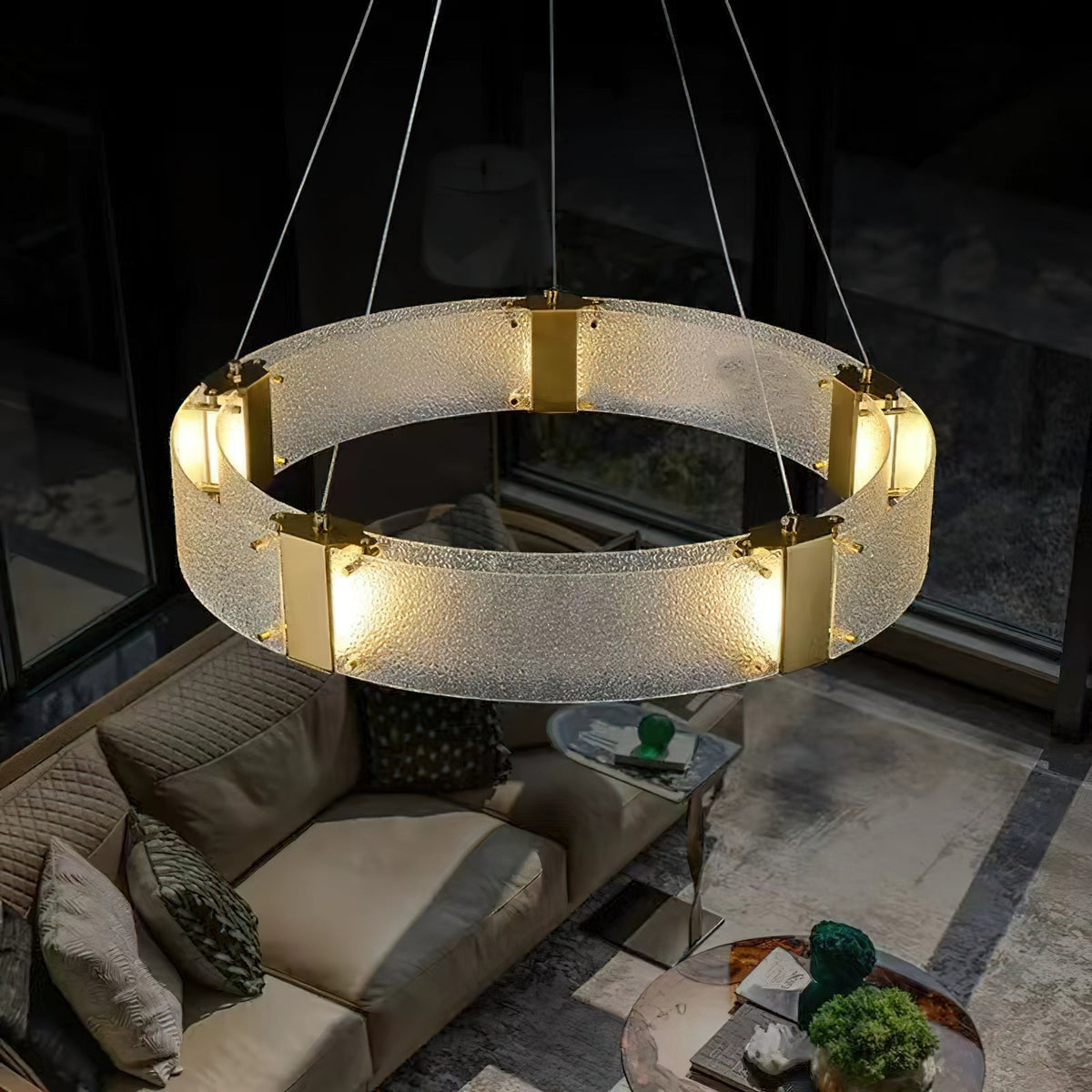 Parallel Ring Chandelier - view 10