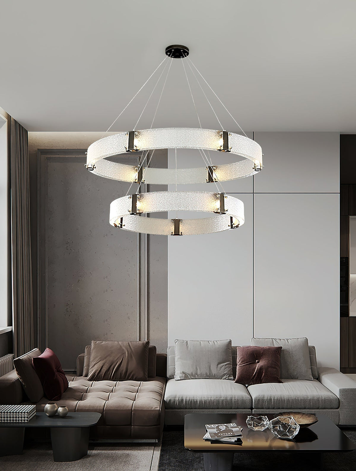 Parallel Ring Chandelier - view 21