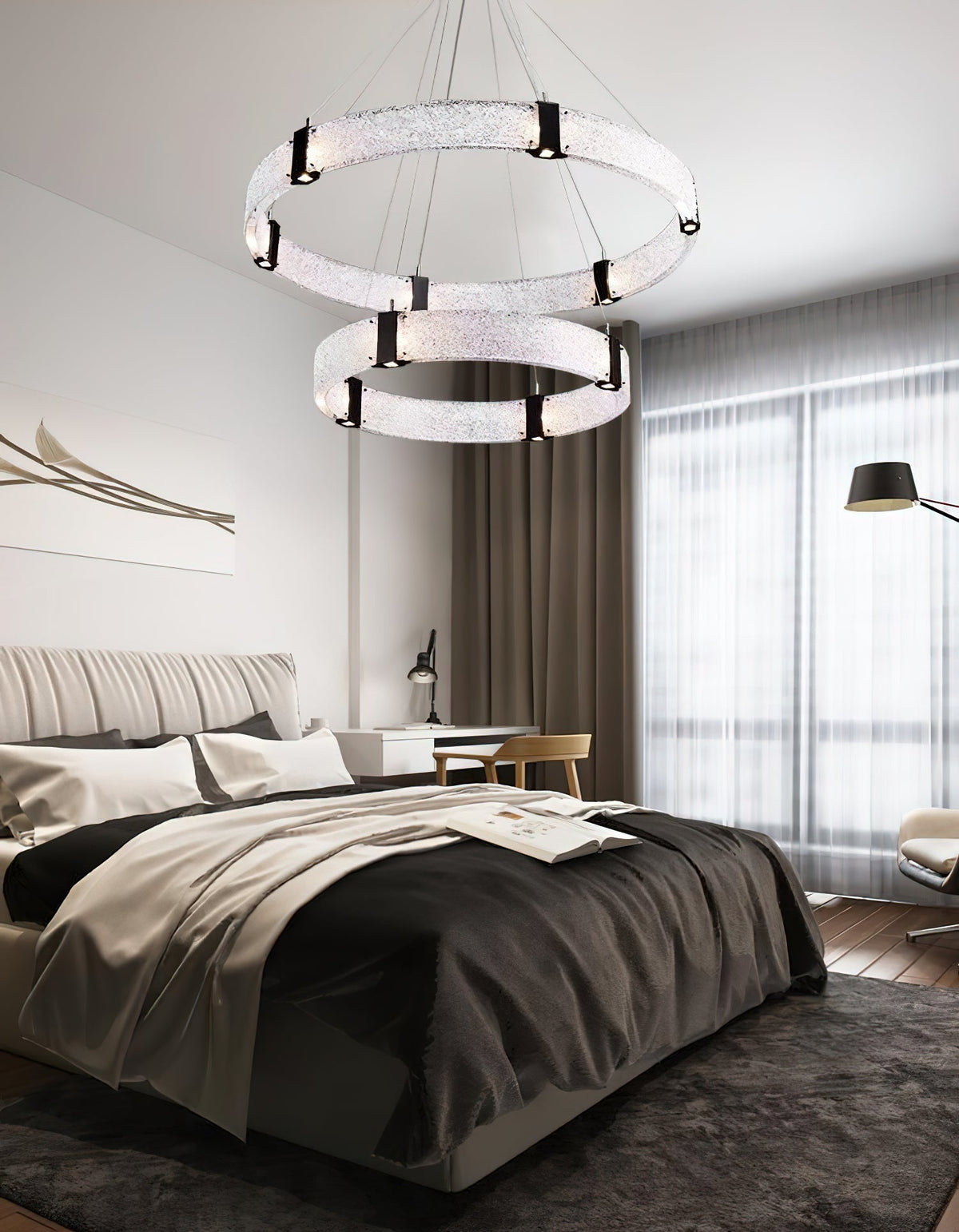 Parallel Ring Chandelier - view 25