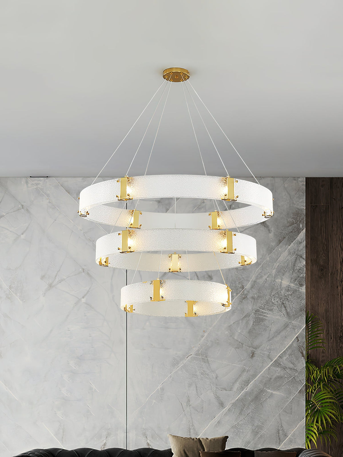 Parallel Ring Chandelier - view 27