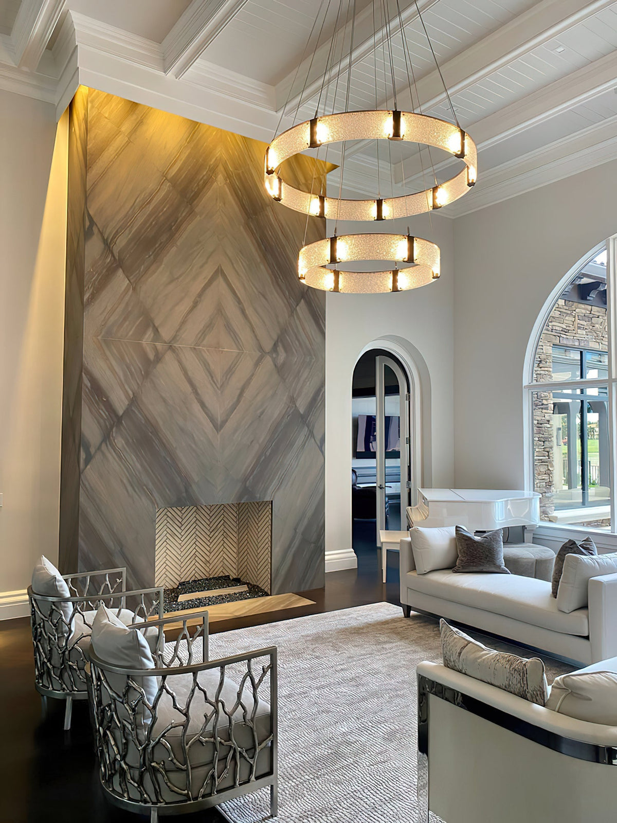 Parallel Ring Chandelier - view 28