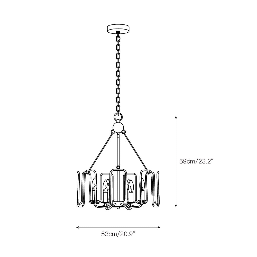 Parmer Chandelier - view 3