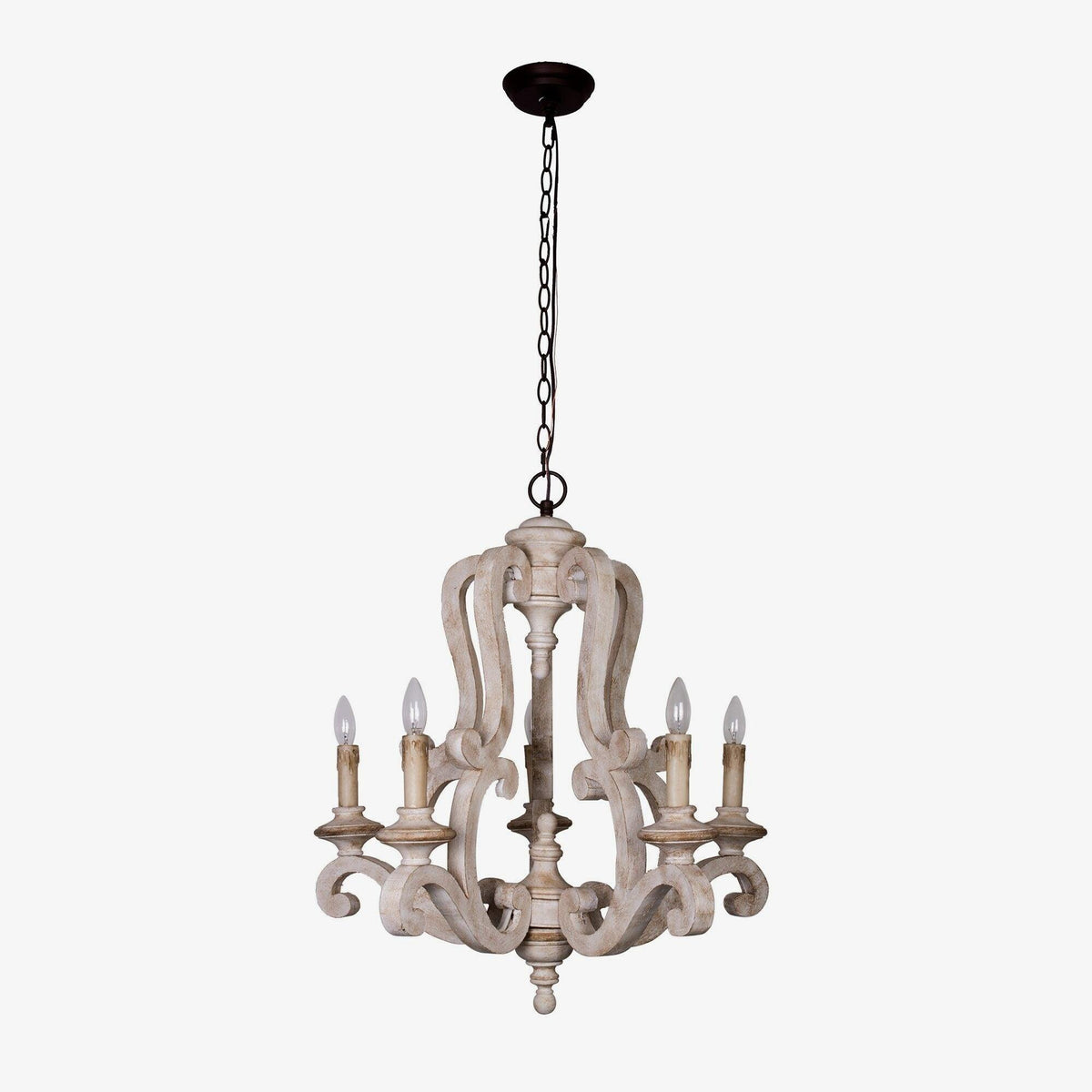 Parrotuncle Wooden Candle Chandelier - view 5