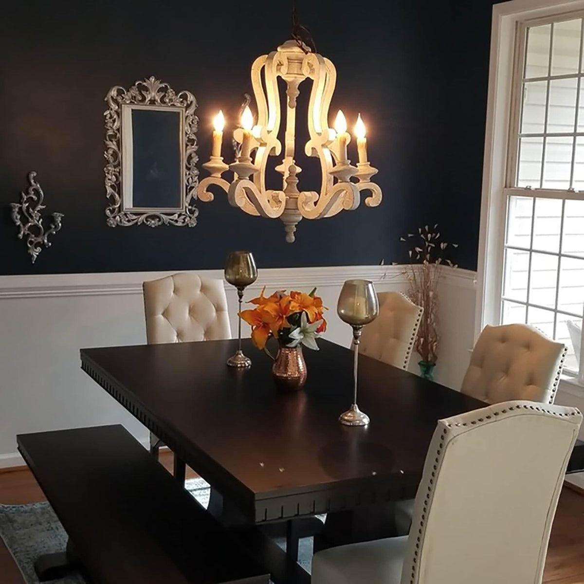 Parrotuncle Wooden Candle Chandelier - view 15