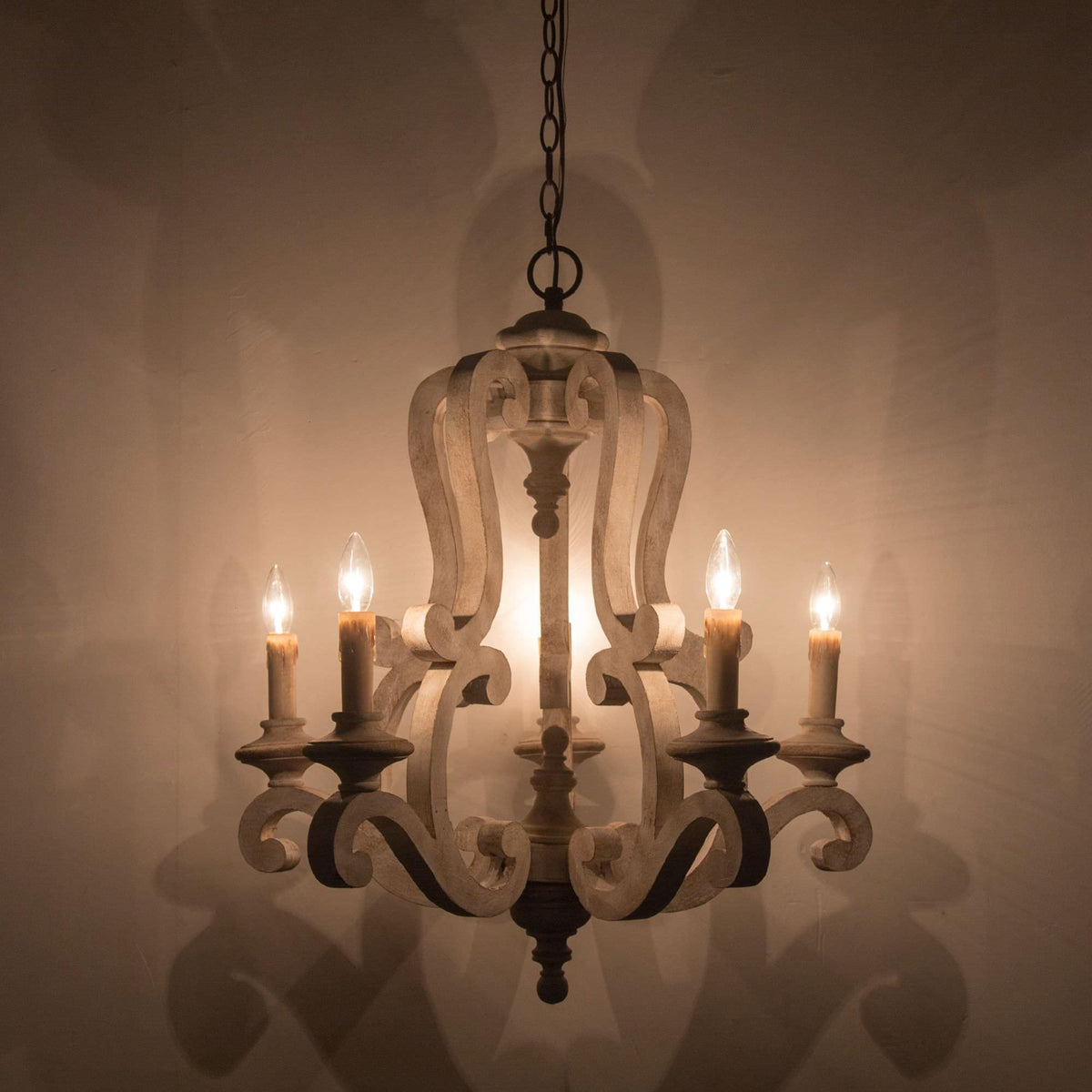 Parrotuncle Wooden Candle Chandelier - view 18