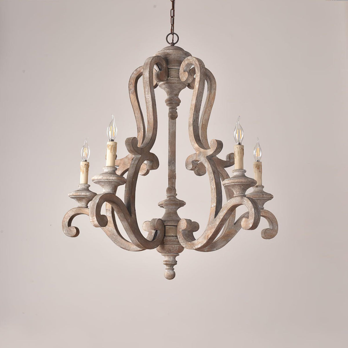 Parrotuncle Wooden Candle Chandelier - view 20