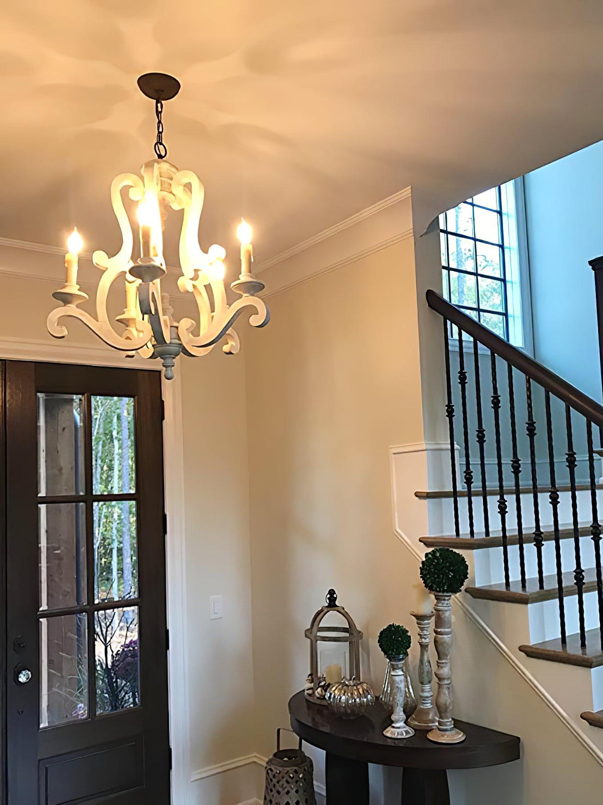 Parrotuncle Wooden Candle Chandelier - view 22