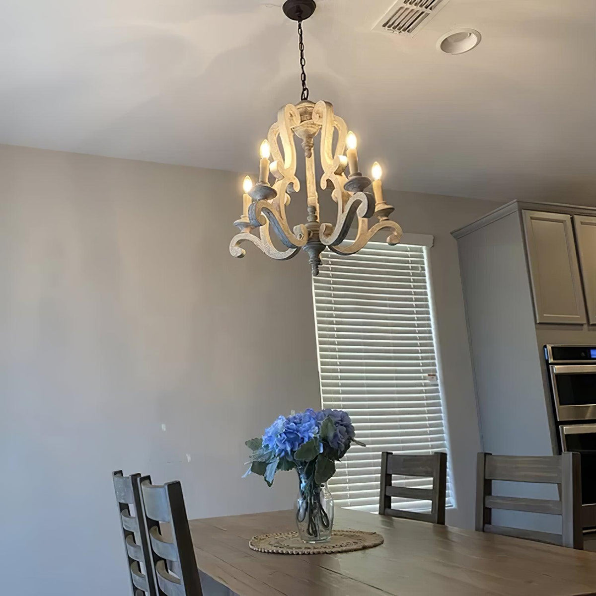 Parrotuncle Wooden Candle Chandelier - view 8