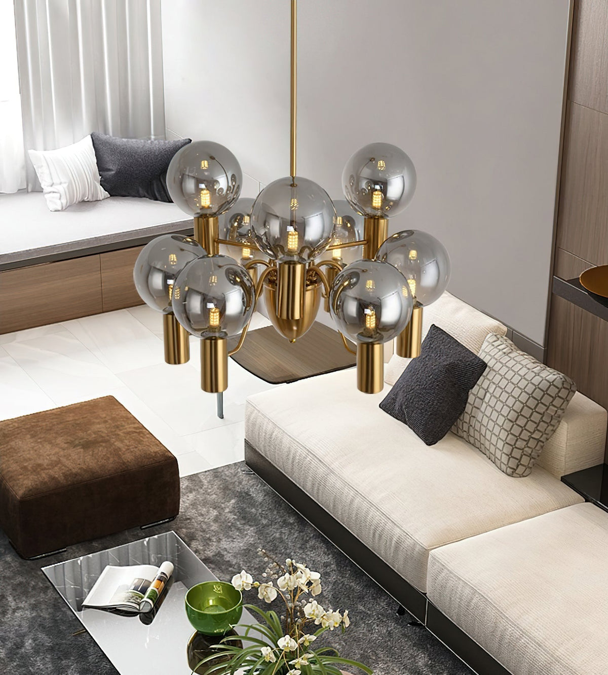 Patricia Glass Chandelier - view 15