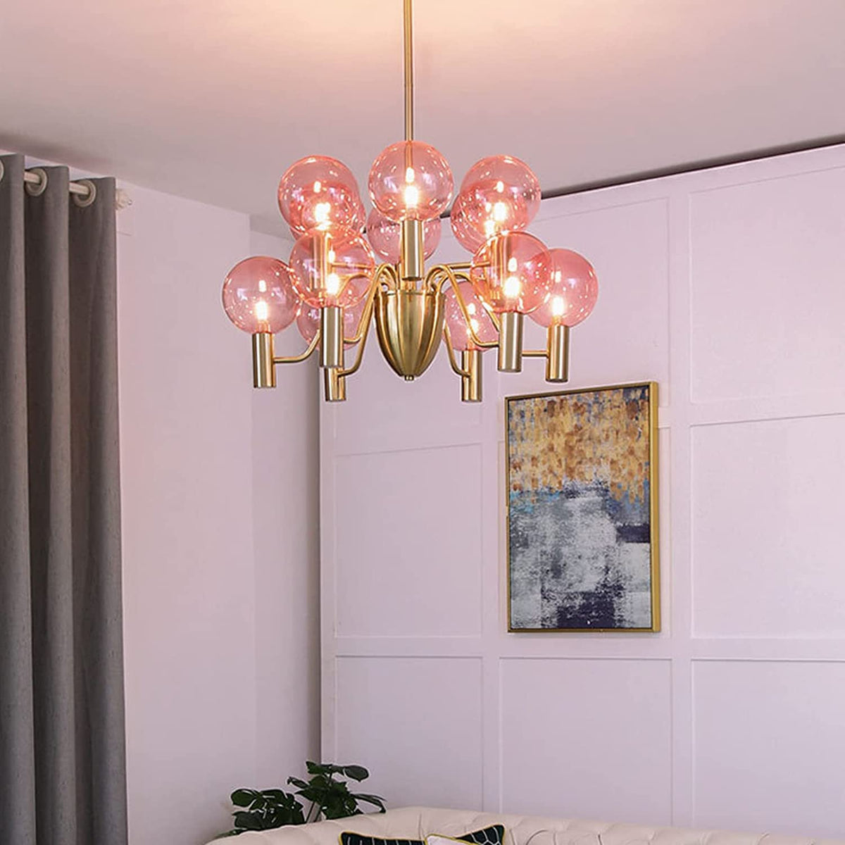 Patricia Glass Chandelier - view 7