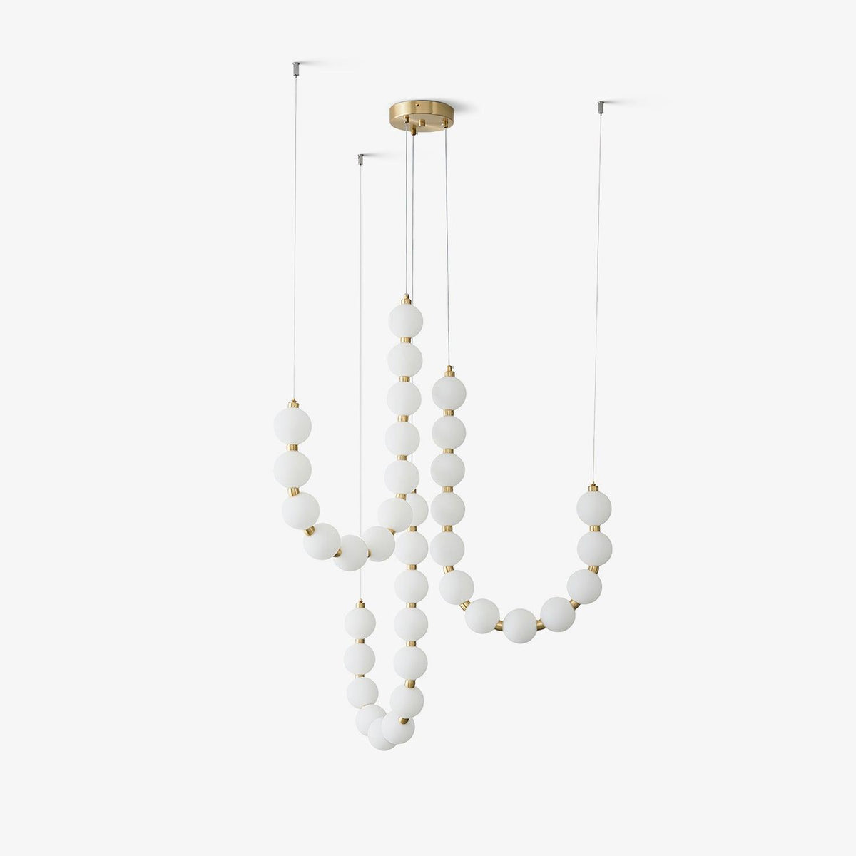 Acrylic Pearl Necklace Chandelier