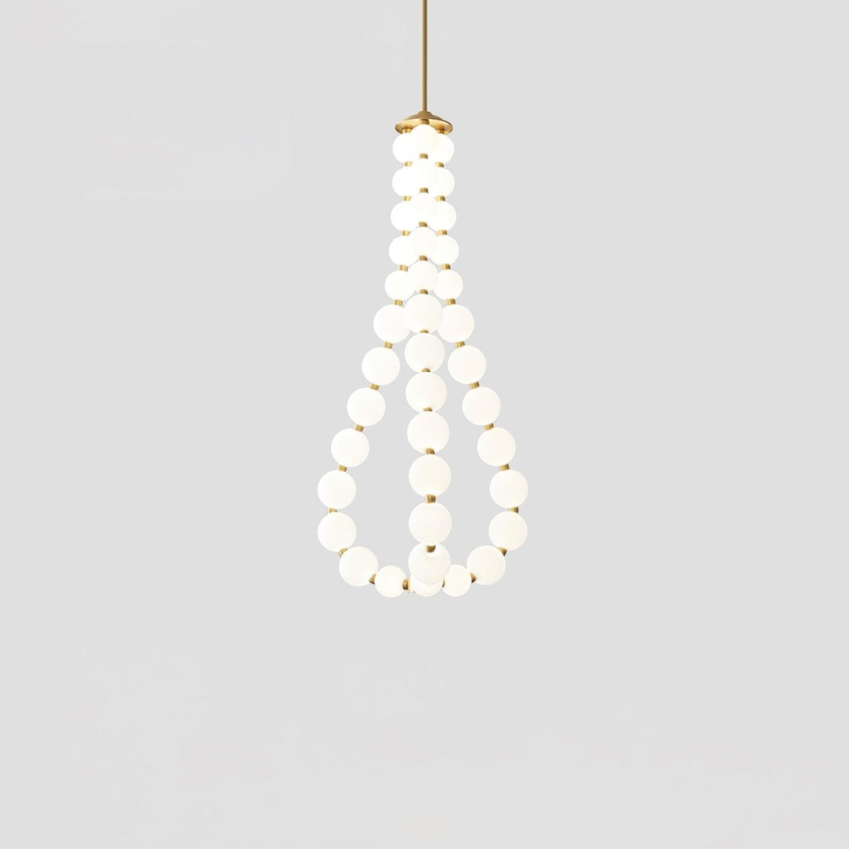 Glass Pearl Necklace Chandelier - view 16