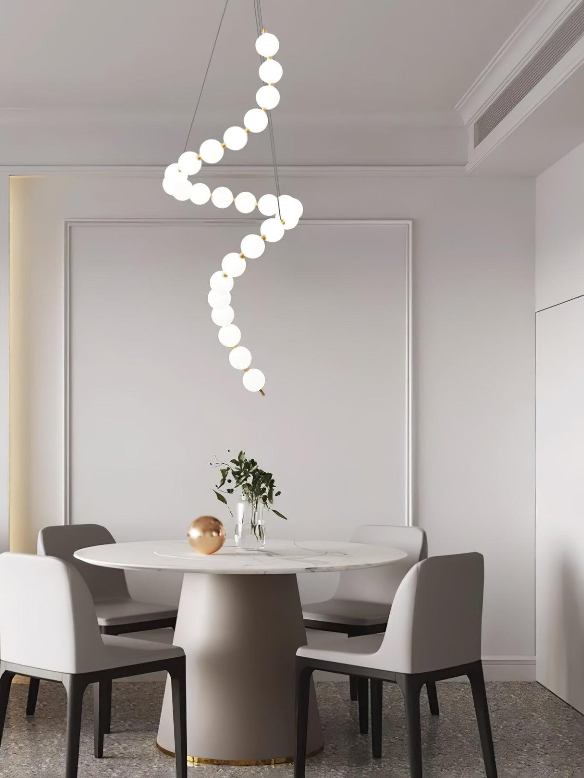 Glass Pearl Necklace Chandelier - view 22