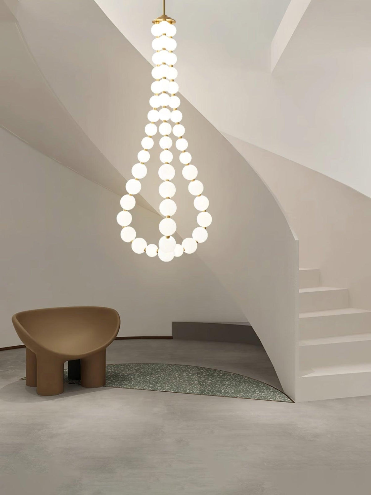 Glass Pearl Necklace Chandelier - view 25