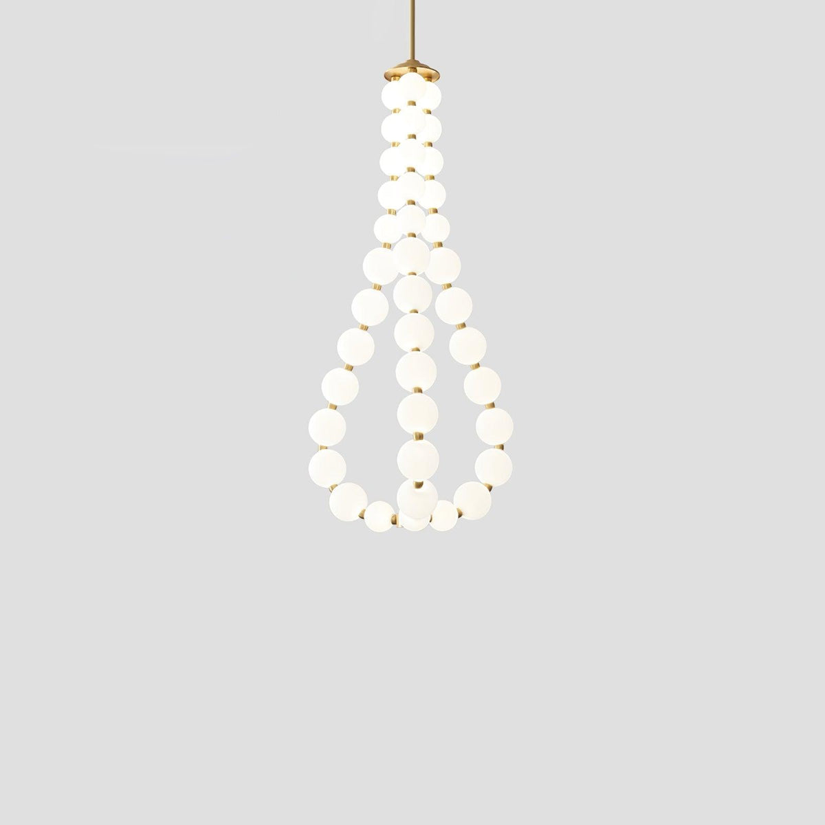 Glass Pearl Necklace Chandelier - view 47