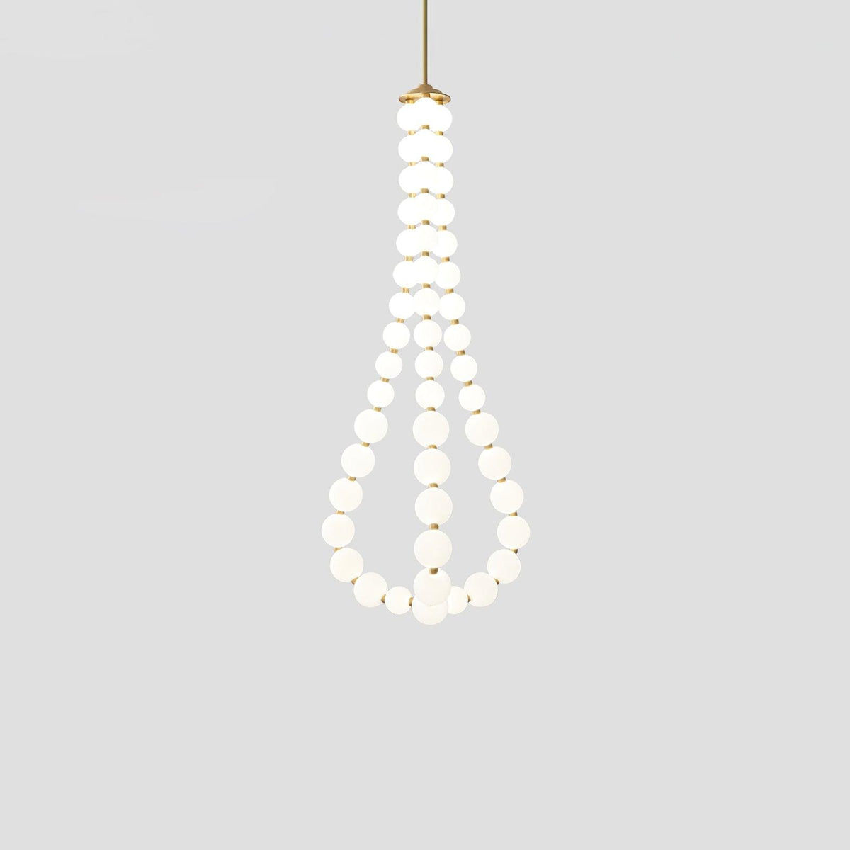 Glass Pearl Necklace Chandelier - view 48