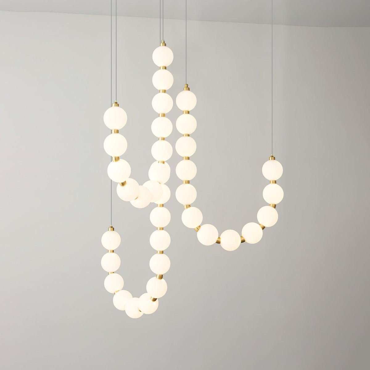 Glass Pearl Necklace Chandelier - view 34