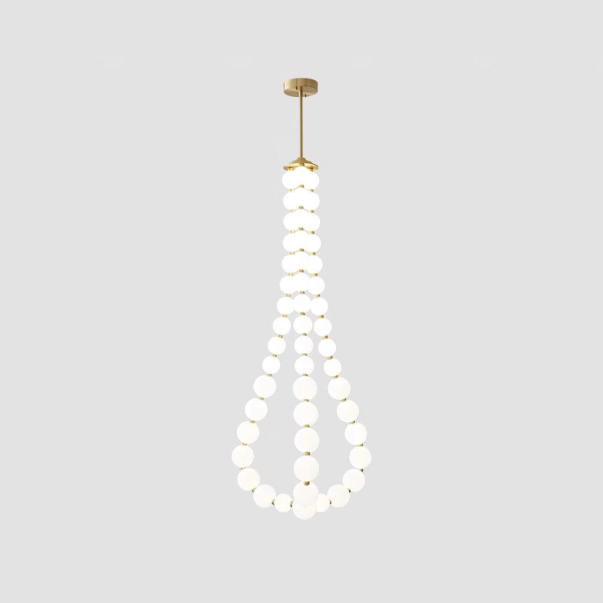 Acrylic Pearl Necklace Chandelier