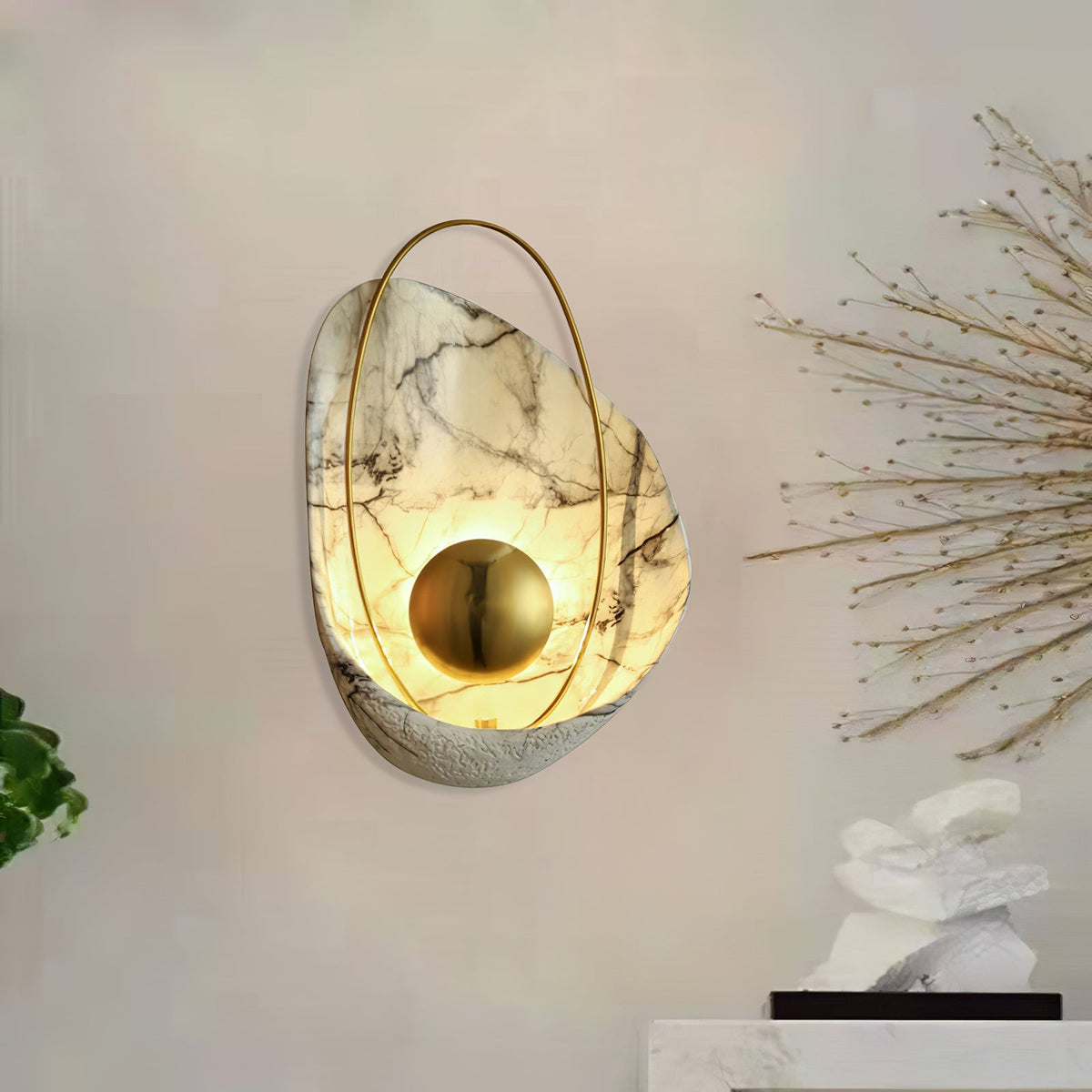 Pearl Resin Wall Lamp - view 31