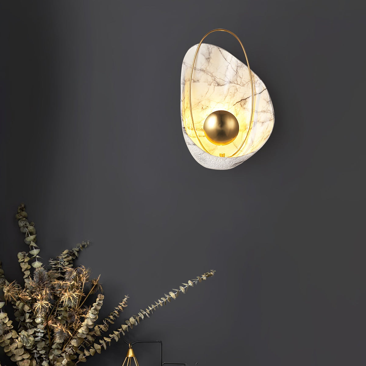 Pearl Resin Wall Lamp - view 36