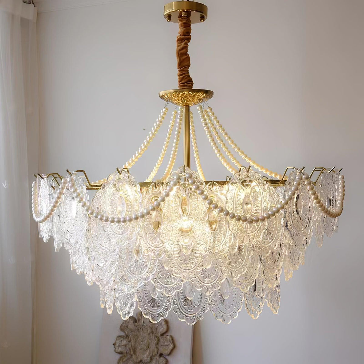 Pearls Glass Chandelier - view 15